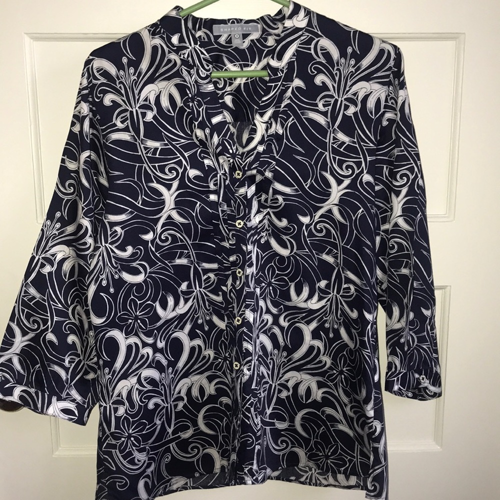 Foxcroft Shaped Fit Blouse